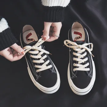 

Women's sneakers Smiley new canvas shoes fashion vulcanized shoes multicolor mixed low-top sneakers 35-40buty damskie snekersy