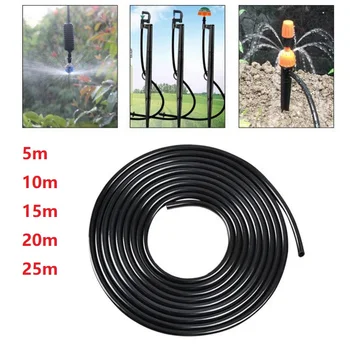 

5-25M Watering Hose 4/7mm PVC Micro Drip Irrigation Tube Plants Flower Sprinkler Pipe Garden Hose Greenhouse Irrigating System