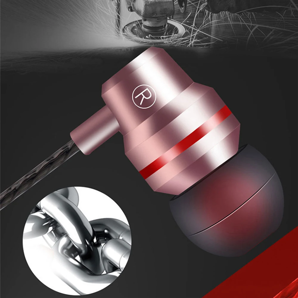 

3.5mm HIFI Super Bass Headset In-Ear Earphone Stereo Earbuds Headphone Wired Mic