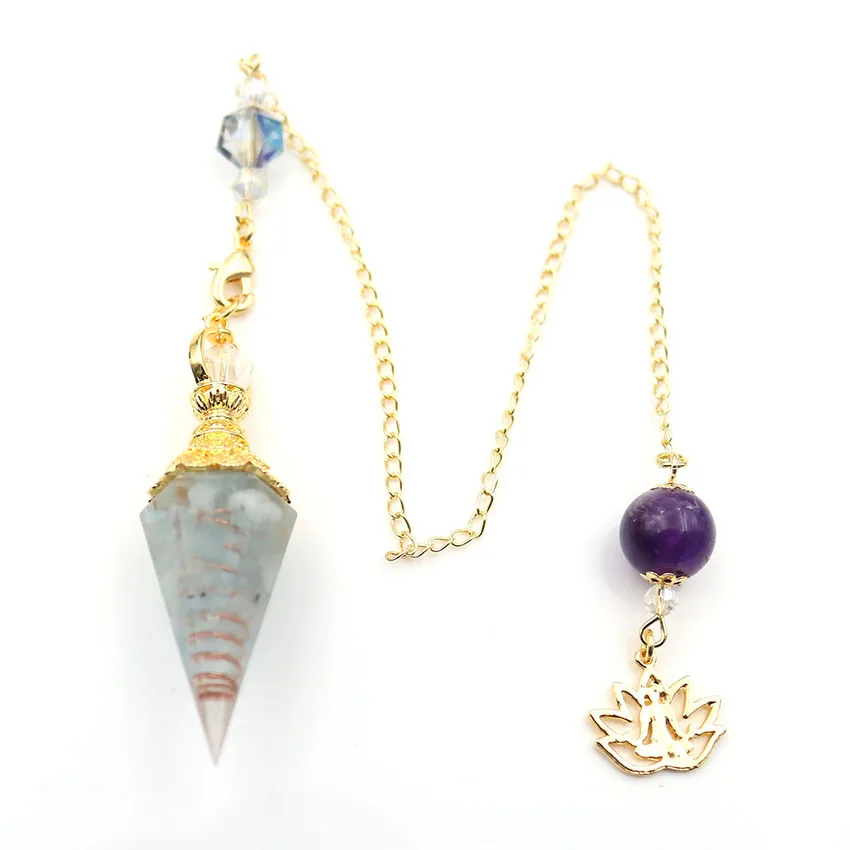 FYJS уникальный светильник желтого золота цвет смолы шестиугольная Пирамида