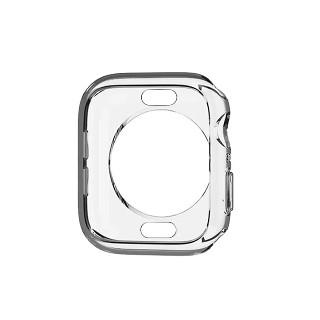 25# прозрачный ТПУ бампер чехол оболочка протектор экрана для IWatch серии 5 40 мм 44 мм протектор экрана для Apple Watch 5 4 Чехол