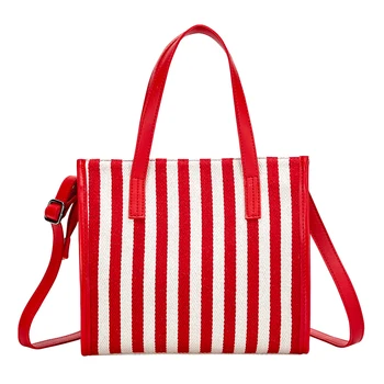 

Diaper bags small portable multi-functional hand bag with shoulder slant cross leisure striped canvas mother and child bag