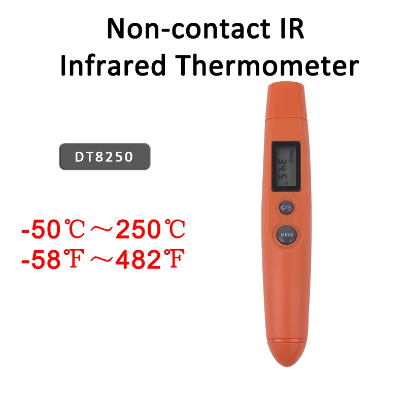 Цифровой ЖК-Инфракрасный мини-термометр измеритель температуры тестер Красный Лазерный Карманный Бесконтактный пирометр ручка бытовой