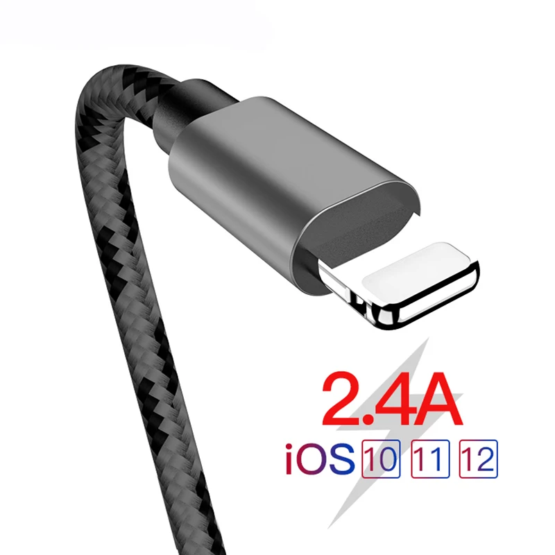 11 Pro Max 5V 2A USB кабель для iPhone 8 7 6 Plus 6s 5 5S SE X XR iPad кабели быстрой зарядки зарядное