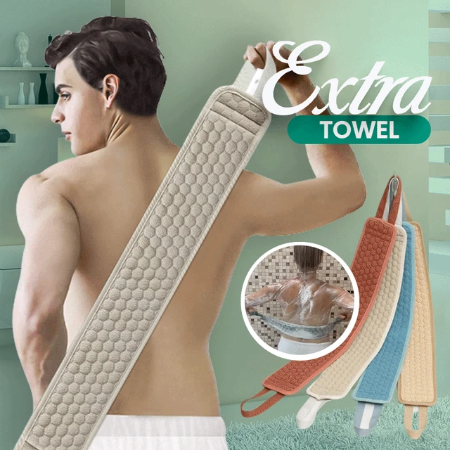 Shower Exfoliating Back Scrubber Bath Belt Towel Ball Glove Deep Mud Clean  Korean Body Washcloth Japanese