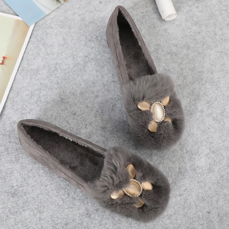 TIMETANG-Zapatos-de-piel-de-conejo-Zapatos-de-Ballet-de-mujer-flock-strass-mocasines-de-invierno (2)