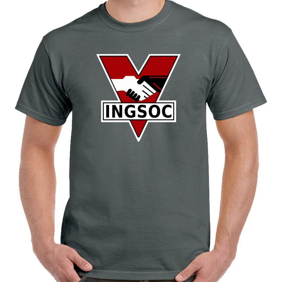 INGSOC топы футболки мужская футболка 1984 Джордж орвелл вымышленный роман
