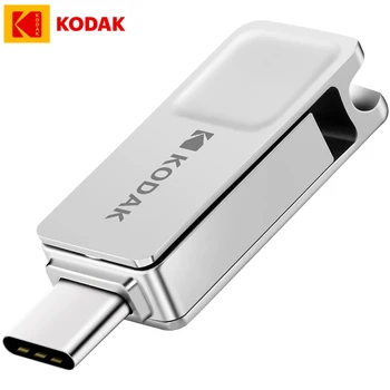 

Kodak usb flash drive usb 3.0 type-c otg pendrive usb flash 32 GB 64GB 128GB 16GB pen drive metal usb stick cle for phone флешка