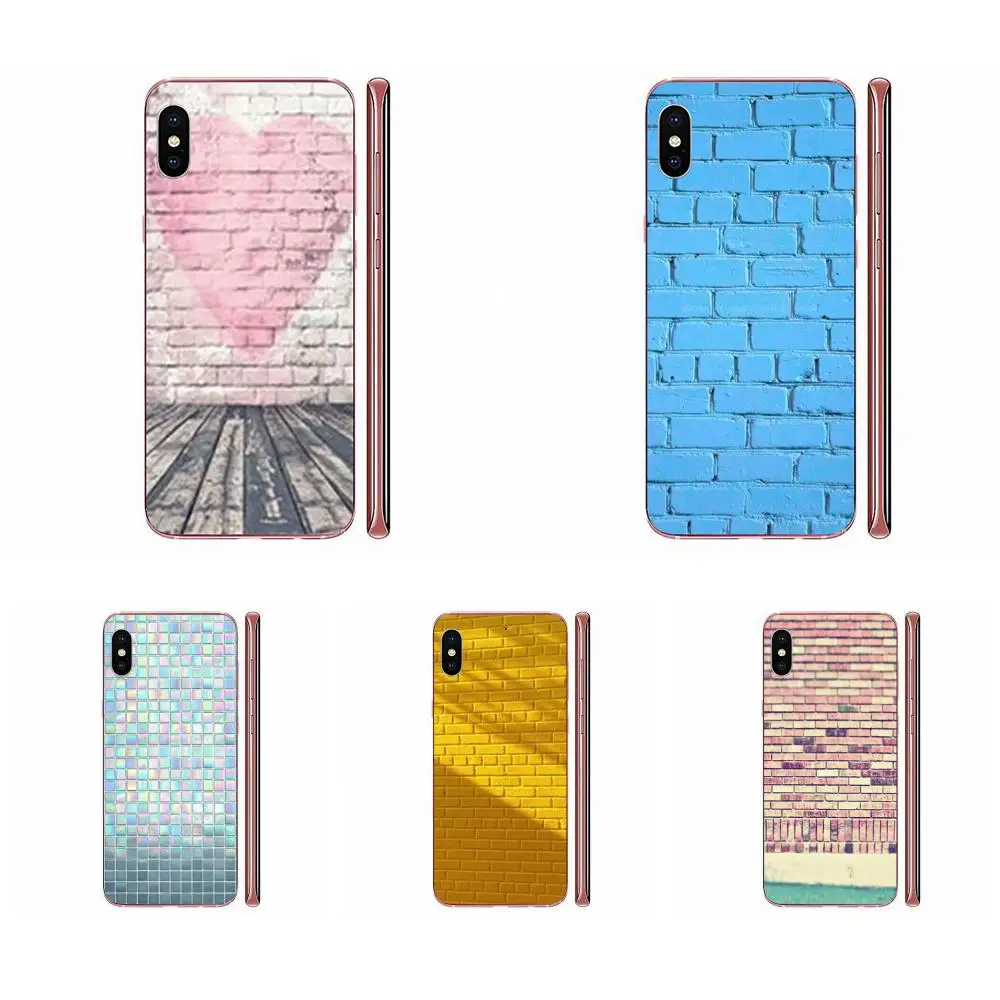 Чехол для телефона Samsung Galaxy Note 8 9 10 Pro S4 S5 S6 S7 S8 S9 S10 S11 S11E S20 Edge Plus Ultra Vintage Bricks Wall Print |