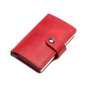

5Color Minimalist Credit Id Card Holder Wallet Aluminum Box Card Up Blocking For Unisex Slim RFID Wallet Cardholder Portabl L3V2