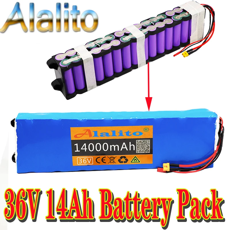 Alalito 36В 14Ah Скутер Аккумулятор для Xiaomi Mijia M365 14000mAh аккумулятор электрический