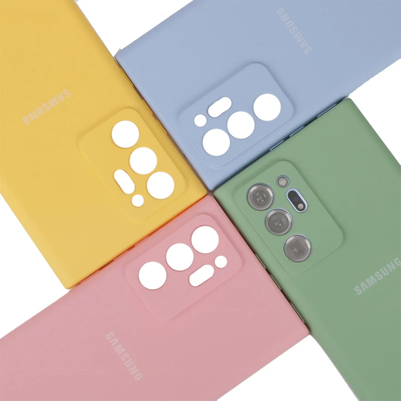 Samsung Galaxy Note 20 Ultra 5G Case Camera Protection Soft Silicone Cover Silky Touch Protective Shell Note20 Note20 Ultra mobile pouch