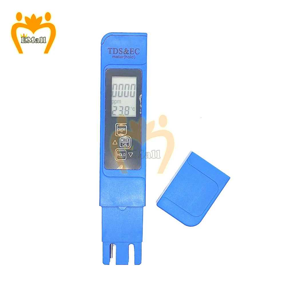 Digital PH EC TDS Meter Tester Temperature Pen Water Purity PPM Filter Hydroponic for Aquarium Pool Water Monitor 0-14 PH 0-9990 harbor freight tape measure Measurement & Analysis Tools