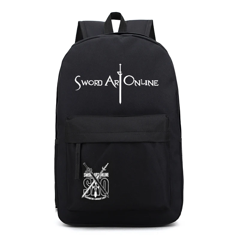 New Shoulder Book School Bag Anime Sword Art Online Backpack Travel Bag