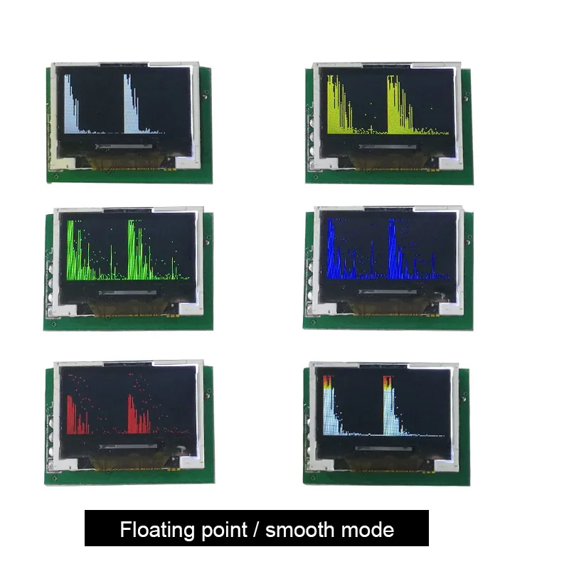 Мини 0,96 дюймовый OLED анализатор спектра двухканальный цветной дисплей музыкального спектра модуль G4-003