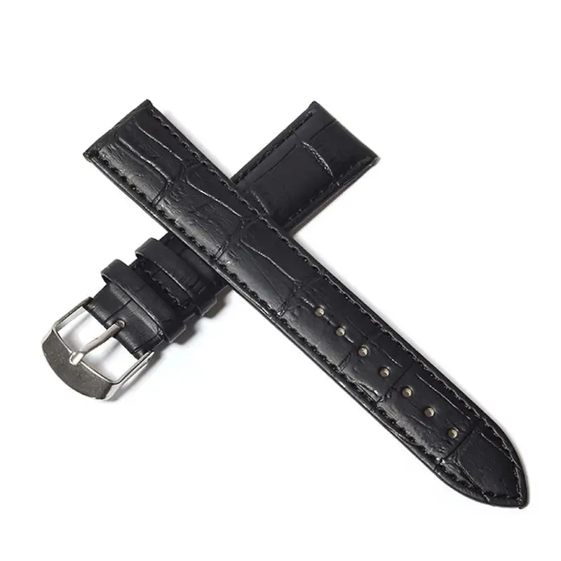 High Quality Women Men Watch Bands Leather Straps Belts 24mm 22mm 20mm 18mm 16mm 14mm 12mm New Watch Accessories Metel Buckle