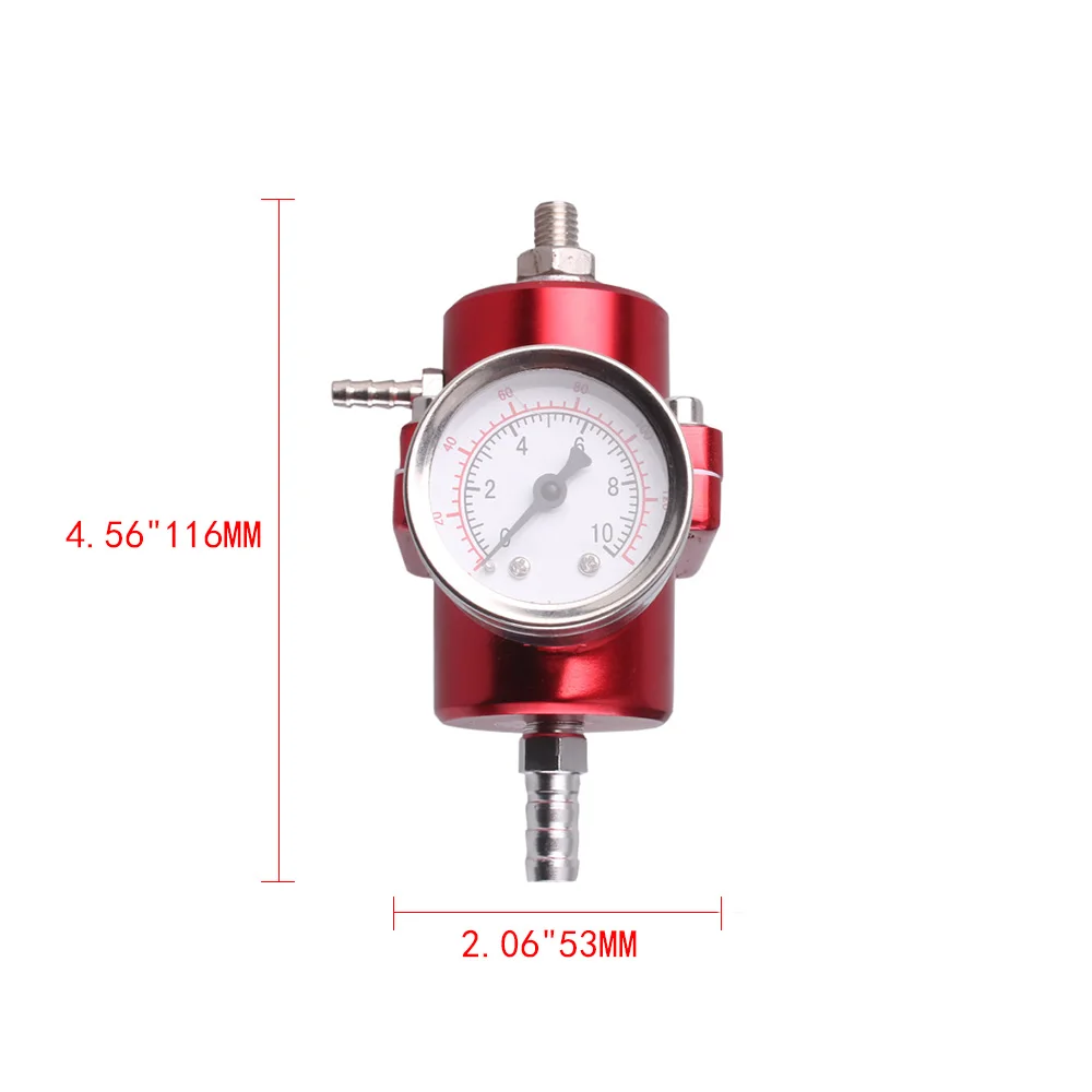 Универсальный Регулируемый регулятор давления топлива 0 140 PSI/FPR манометр для BMW E39
