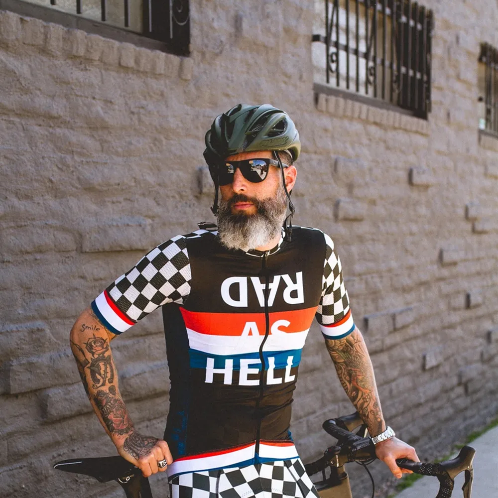LOVE THE PAIN　サイクリングウェア Love The Pain Summer New Men Road Bike Short-sleeved Cycling