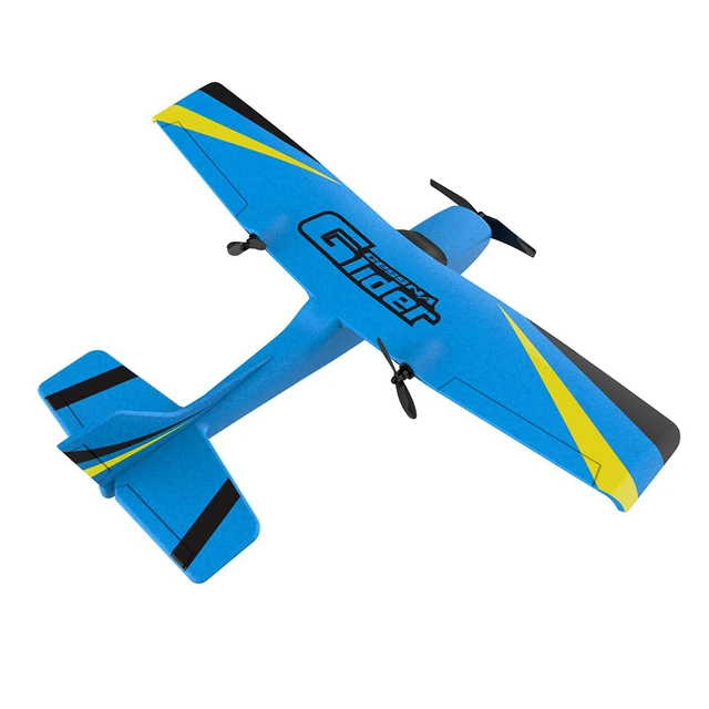 Avião de controle remoto com asas fixas, avião elétrico RC, espuma Epp, DIY  Flight Toys, Built-in Gyro, 2.4GHz, 2CH - AliExpress