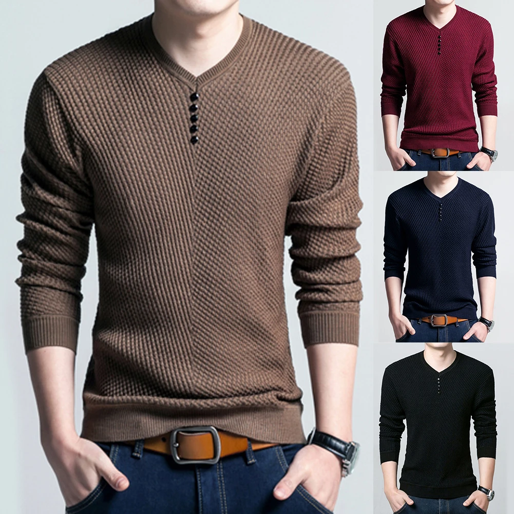 2020 M-4XL Inverno Collo Maglione Degli Uomini di Pullover Maglione Di Natale Mens Lavorato A Maglioni Tirare Homme Jersey