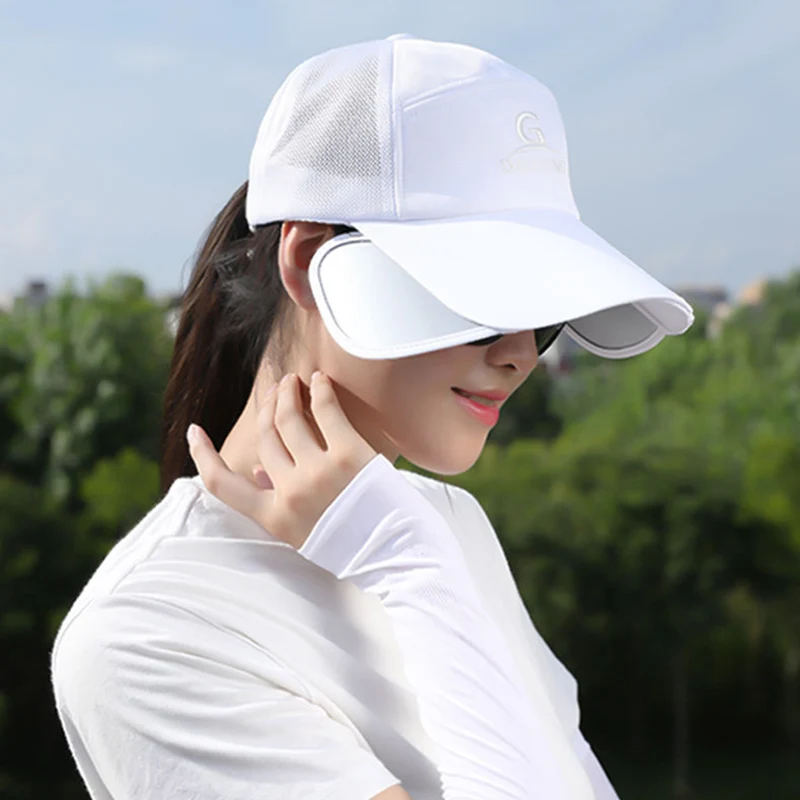Бейсболка на открытом воздухе телескопическая многофункциональная спортивная быстросохнущая бейсболка Солнцезащитная шляпа FOU99