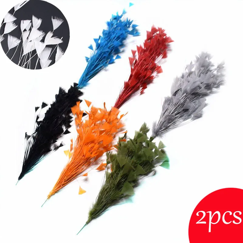 

2pcs Beautiful Turkey Feathers For Crafts Christmas Party Decorative 30CM DIY Color Feather Jewelry Wedding Corsages Accessories