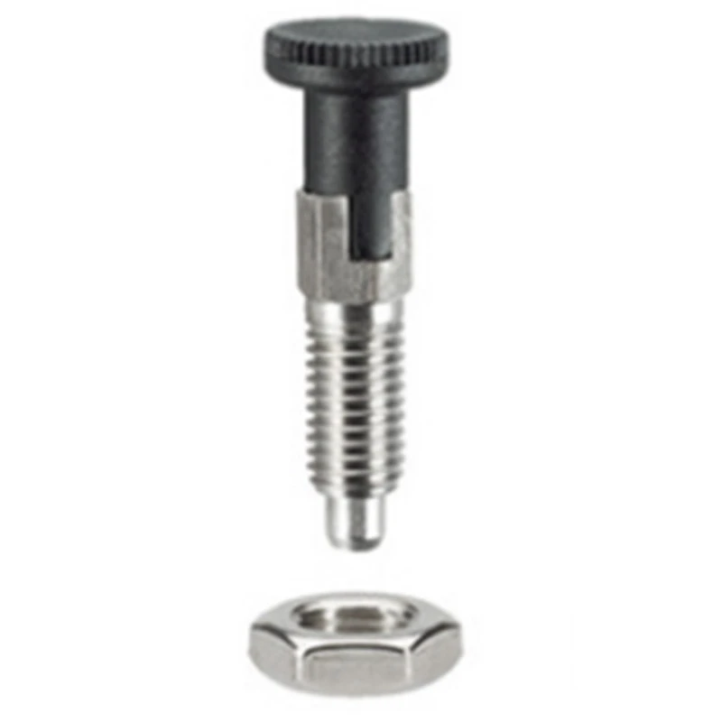 

ABUI-M10 Stainless Steel Self Locking Index Plunger Pin With Self Locking Function For Dividing Head For Sophisticated Position
