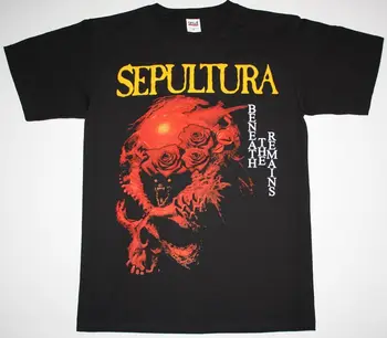 

SEPULTURA BENEATH THE REMAINS SOULFLY CAVALERA DEATH METAL NEW BLACK T-SHIRT