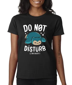 

Funny Snolax T Shirt Do Not Disturb Adults Anime Pokemon Tee Shirt