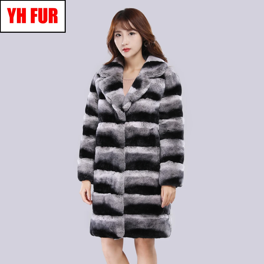 

2019 New Lady Fashion Winter Genuine Real Rex Fur Jacket Women Rex Rabbit Fur Coat High Quality Natural Rex Rabbit Fur Overcoats