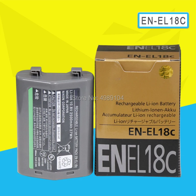 

EN-EL18c ENEL18c EN EL18c 2500mAh Battery For Nikon D4 D4S D5 D500 D800 D810 DSLRs Digital SLR Camera
