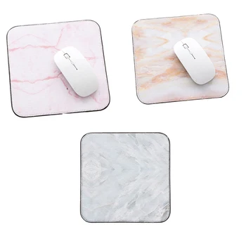 

Beautiful Romantic Computer Mouse Padding Mat Ultra Soft PU Marble Series Mouse Pad Square Gaming Mouse Pads