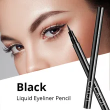 Черная жидкая подводка для глаз карандаш Женская водонепроницаемая быстросохнущая долговечная Профессиональная подводка для глаз