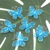 20pcs Mesh Multicolor PVC Butterfly Wall Stickers For Girl Kids Baby Rooms 3D Kitchen Fridge Wedding Home Decoration 6