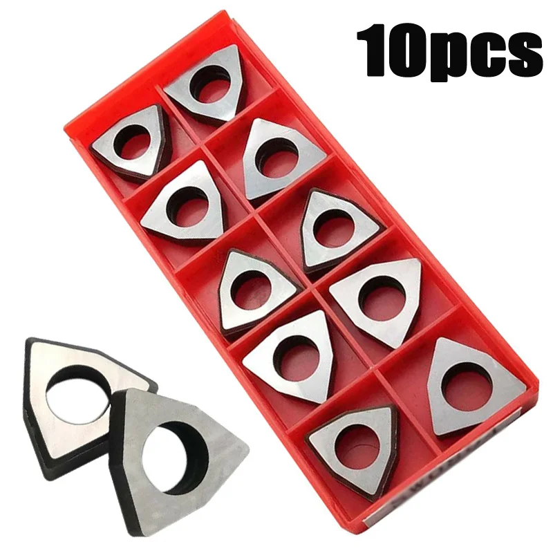 

10pcs MW0804 Lathe Carbide Shim Trigon For WNMG0804 Inserts Turning Tool Holder High Strength Quality