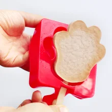 Y169 мультфильм DIY силиконовые формы для мороженого эскимо формы производитель держатель замороженного льда плесень с палочки для мороженого кухонные инструменты