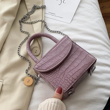 

Mini Stone Pattern Totes For Women 2020 Crossbody Shoulder Messenger Handbags Lady Travel Cross Body Bag Purses