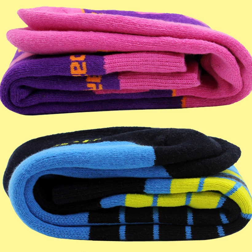 Winter Warm Children Kids Ski Socks Cotton Snowboard Cycling Skiing Soccer Sport Socks Thermosocks