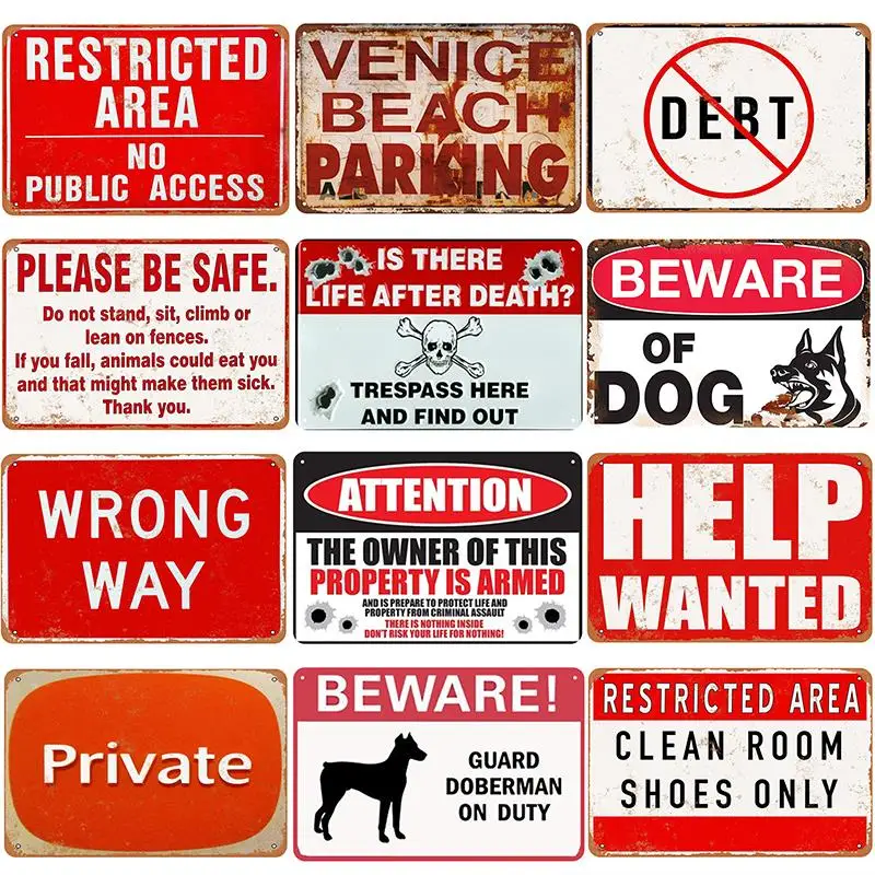 

Notice Plaque Metal Vintage Tin Sign Pin Up Shabby Chic Decor Metal Signs Vintage Bar Decoration Metal Poster Pub Metal Plate