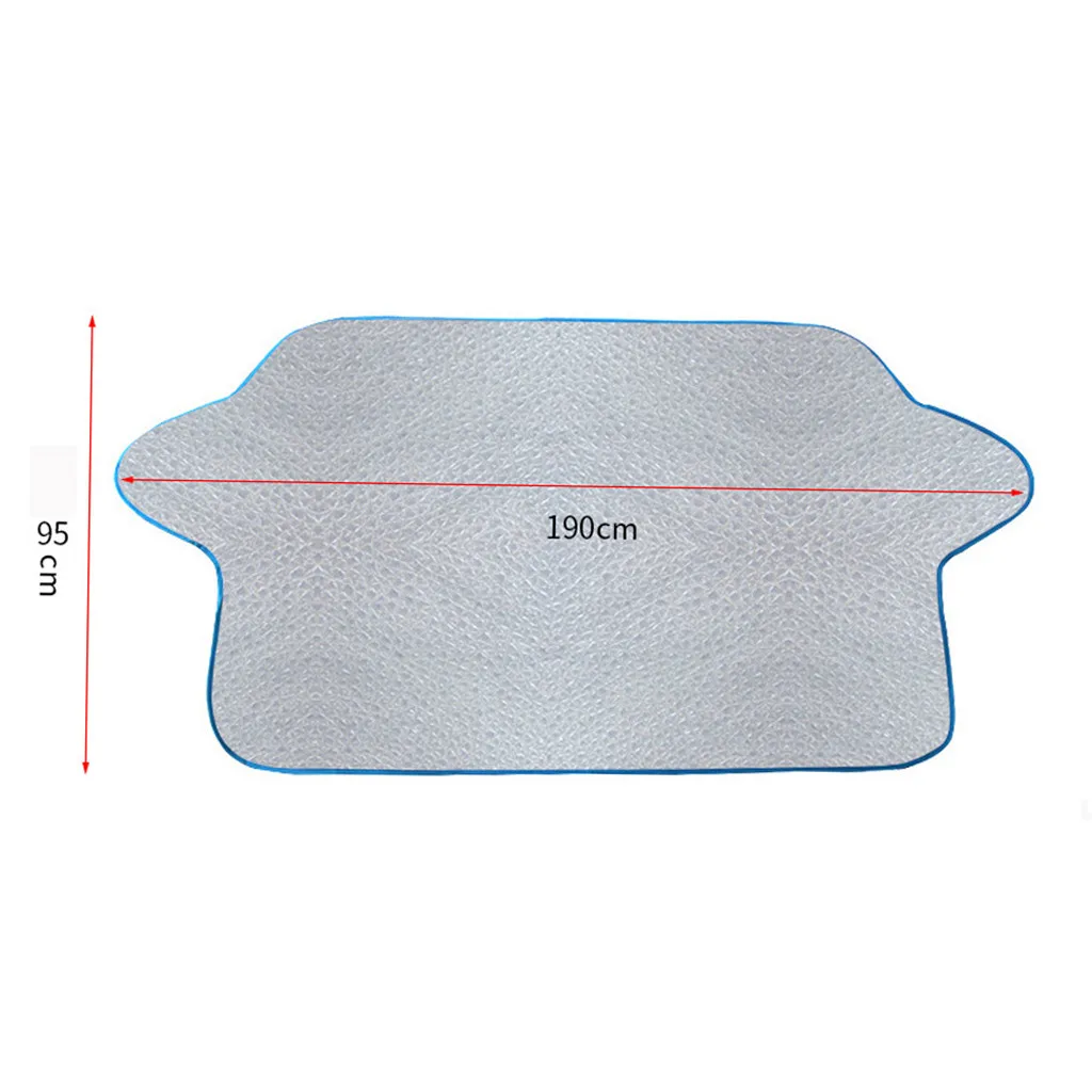 146*70 см, покрытие на ветровое стекло автомобиля, снежный лед, солнцезащитный козырек, зимний автомобиль, полная защита, лобовое стекло, переднее ветровое стекло, покрытие# BL35