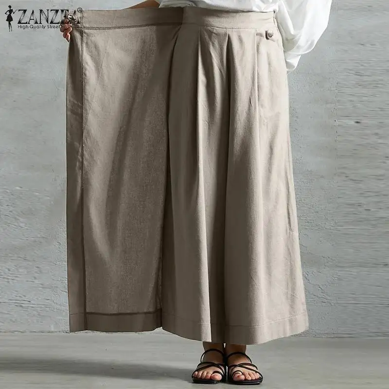 Leg-Pants Pantalon Spring-Trousers Harajuku-Style High-Waist Plus-Size Casual Womens