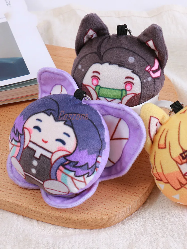 Kimetsu no Yaiba Kamado Demon Slayer Tanjirou Kamado Nezuko Косплей плюшевая игрушка кукла брелок сумка брелок держатель кулон подарок