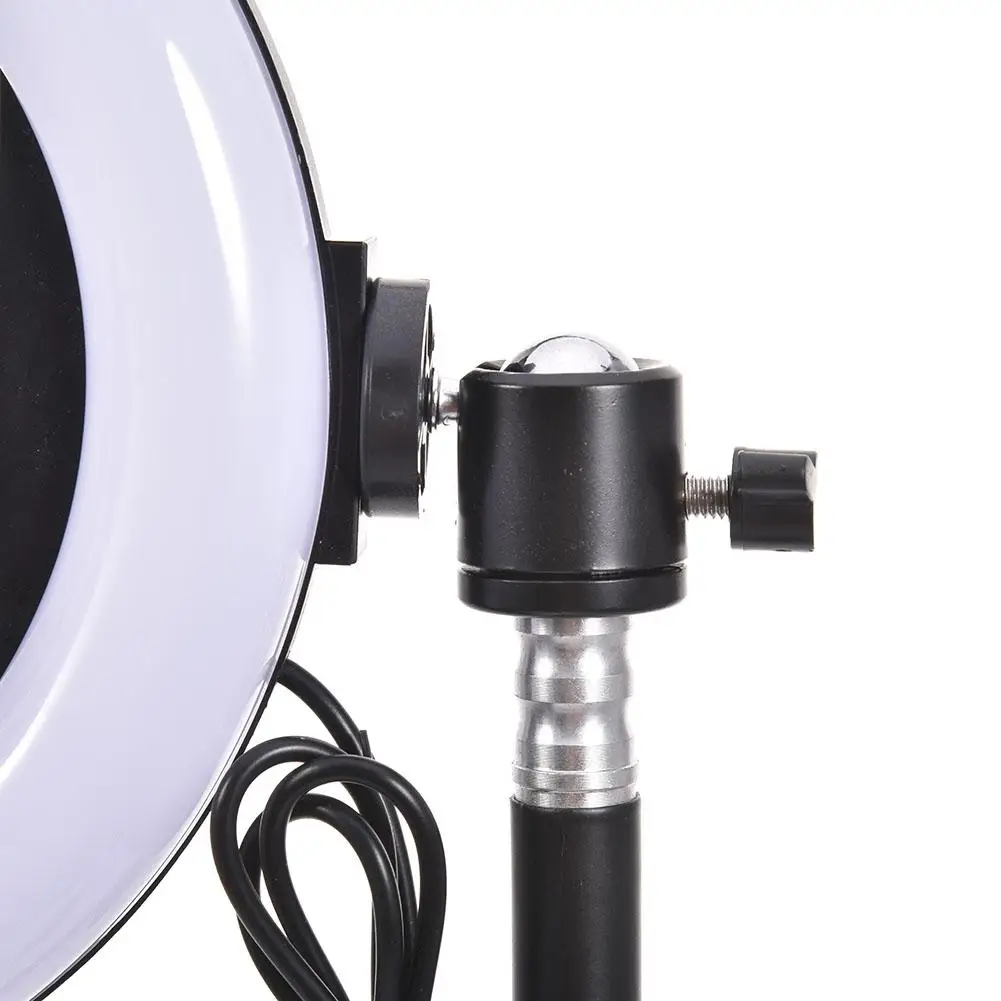 Съемка с регулируемой яркостью светодиодный Selfie Ring Light Studio Photo Fill Ring Light с треногой для Iphone смартфон макияж