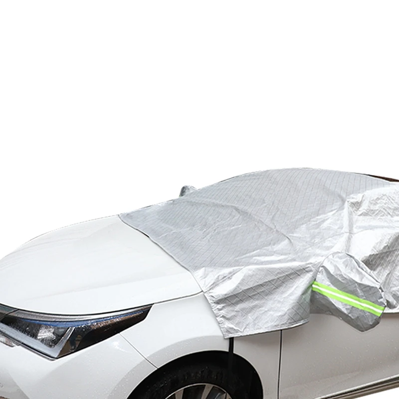 

Waterproof Car Windshield Cover Sun Shade Protector Cover With Rear View Mirror Protector Windshield Covers