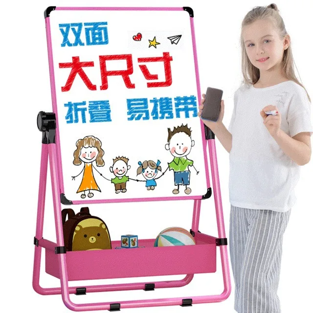 

Braced Whiteboard Writing Board Household China Mobile Shelf Blackboard Spong Mop Magnetic Children CHILDREN'S Magnet Creative