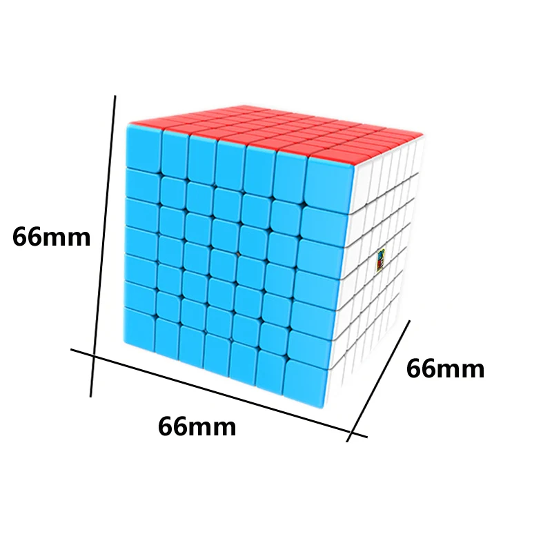 Moyu MeiLong 7x7x7 66 мм профессиональные кубик рубика магический куб 7 слоев s Cubo Magico