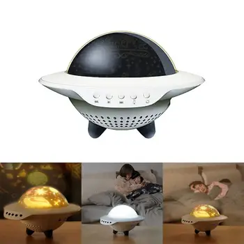 

UFO starry sky light LED projection lamp night light USB powered projector couple romantic children Kids Baby birthday gift