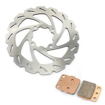 

BIKINGBOY ATV Rear Brake Disc Disk Rotor Pad For Yamaha YFM 660 R Raptor 2001-2005 YFZ 350 Banshee 87-07 YFS 200 Blaster 03-06
