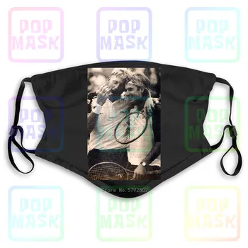 

Dust Mask with Filter Boris Becker Andre Agassi Campioni Tennis Anni 80 1 Washable Reusable Mask
