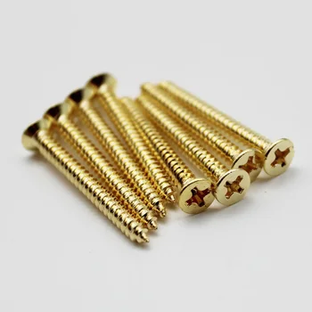 

50pcs M6x30mm Phillips Flat Head Wood Particle Board Screw